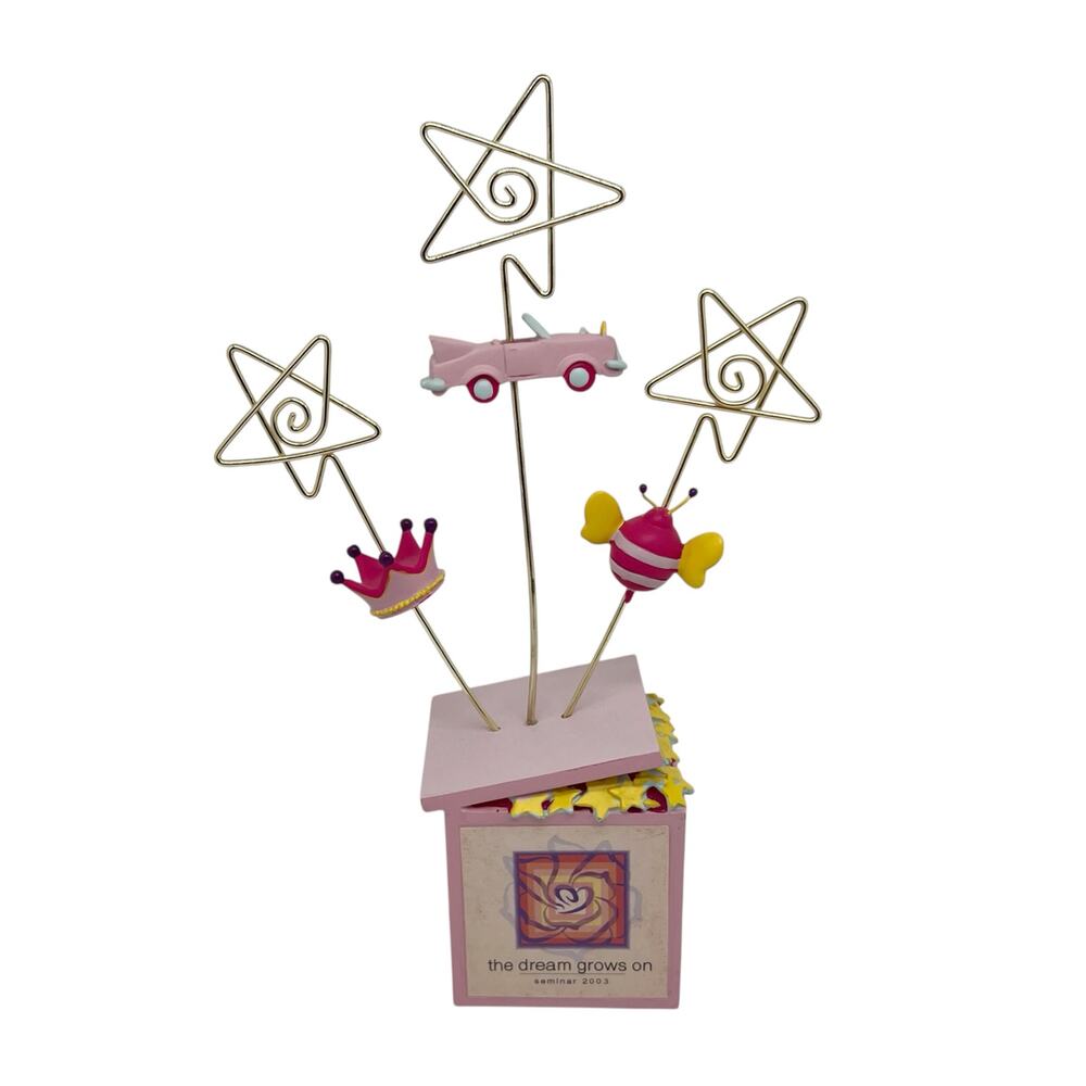 Vintage Mary Kay Seminar 2003 Gold Star Memento Photo Picture Holder